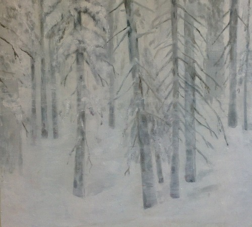 Winter 18&quot; x 20&quot;oil on panel2013bernadetteosullivan.com/