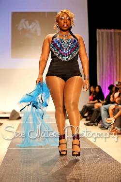 planetofthickbeautifulwomen:  Charlene Gedna @ The Fashion Bloc Fashion &amp; Award Show 2014 