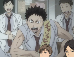 hunkawa:  anime iwaizumi finally got the