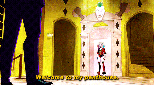 daily-joker:I have a whole army inside this sick-ass tower. What leg do you have to stand on?HARLEY 
