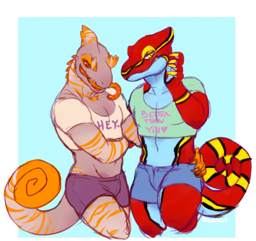 A couple gorgeous lizzies I nabbed from @candychameleon for @nifriana and myself a little while ago!