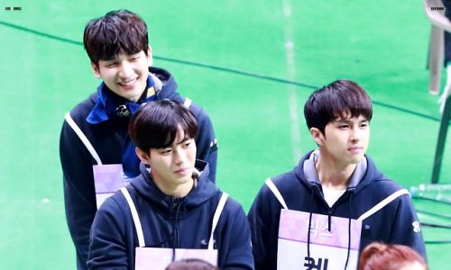 hansanghyuks:Idol Star Athletics Championships 180115Ken Smile do not edit