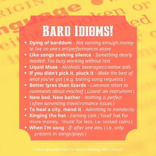 XXX dndspellgifs:  Some idioms for fantasy races photo