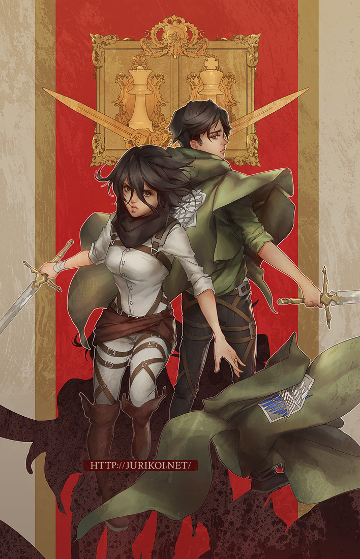 levimikasa:  jurikoi:  King and Queen by jurikoi Commission for megillien :3 I