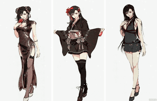 zireza:    -ˋˏ ✩   Final Fantasy VII Remake  :  Pretty Dresses  ✩ ˎˊ-   