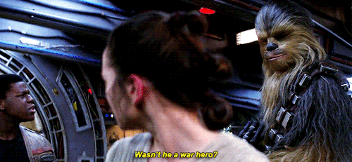 systlin: limnaia: bonkai-diaries: #never 4get that rey was excited to meet han because of his cri