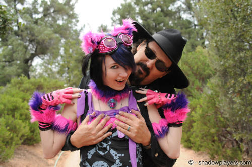 Adorable pony and pet girl Kitten outdoors at Payson, AZMore atwww.shadowplayers.com DVDs for
