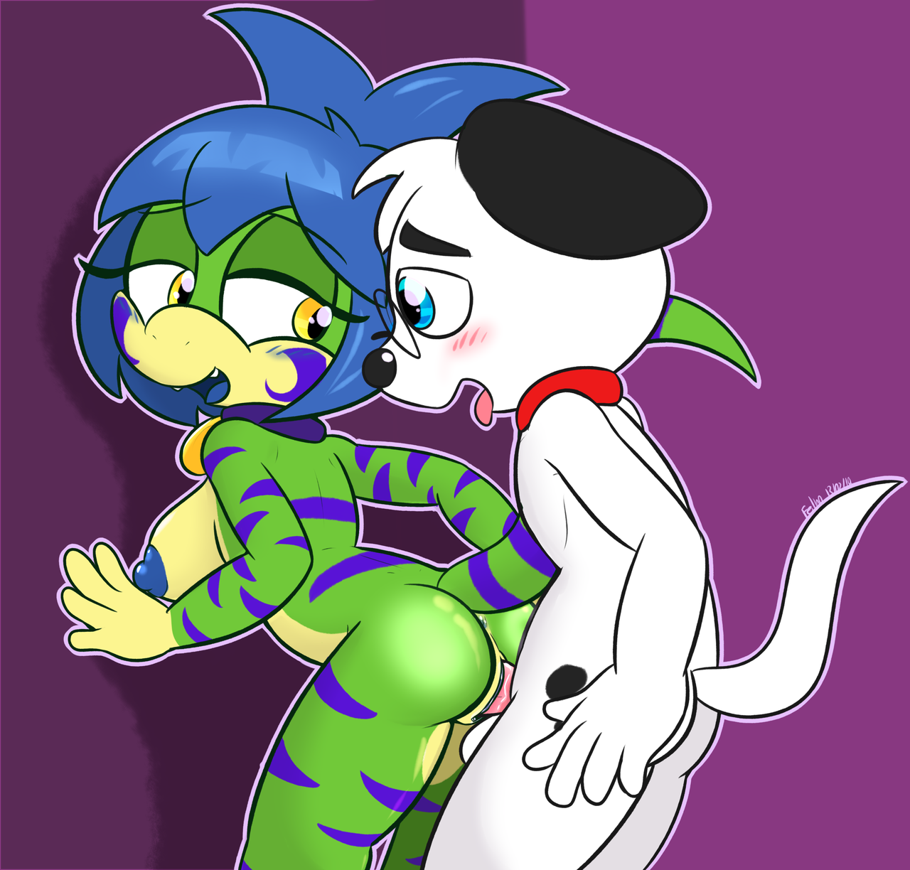 felinosinsareunbreakable:   Hey come on silly boy, lizards don’t go after bones