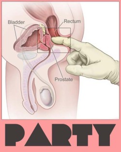 breakinggag:  prostate massaging can prevent cancer of the prostate so its not just a party but a good detox for your insides   Oh please ,please,please