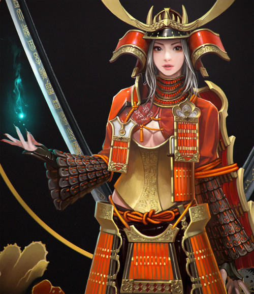 Demon Hunter (鬼ころし)  Choong Yeol Lee www.artstation.com/artwork/WeWYQ