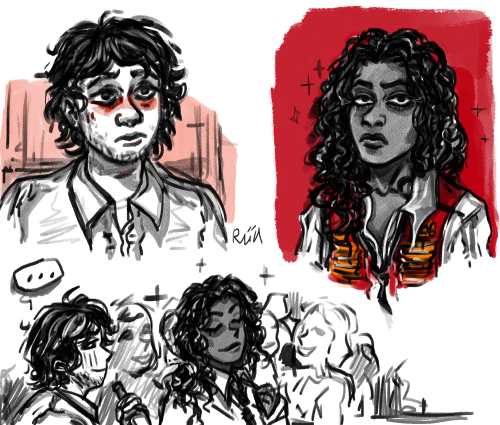 some les mis chara designs i drew a while ago, they were fun and i love the books &amp; the musi