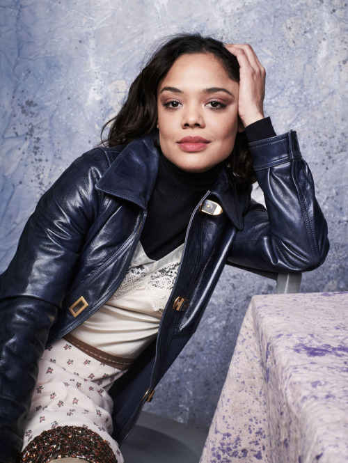 celebsofcolor: Tessa Thompson poses for a portrait at Deadline Hollywood Studio during the Sundance 