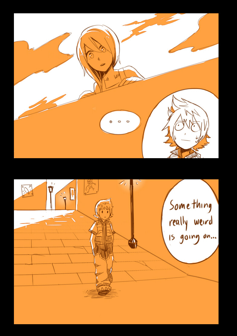 xxartistic14xx:Namine was being adorably stalk-ish in the KH2 prologue xD