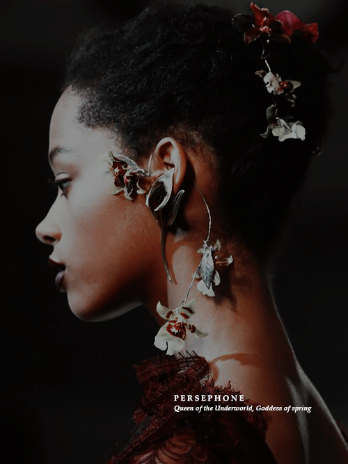 declanlynch:  mythology: persephone, queen of the underworld, goddess of spring 
