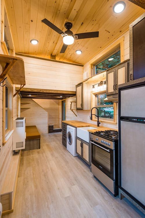 dreamhousetogo:Heather’s gooseneck tiny home by Mitchcraft Tiny Homes