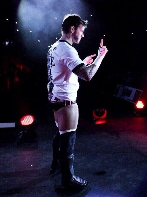 Punk has the microphone in his tights!