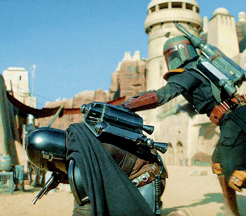 humanveil:  I gave you my word. I’m with you until we both fall.DIN DJARIN and BOBA FETT in THE BOOK OF BOBA FETT –– Chapter 7: In the Name of Honor 