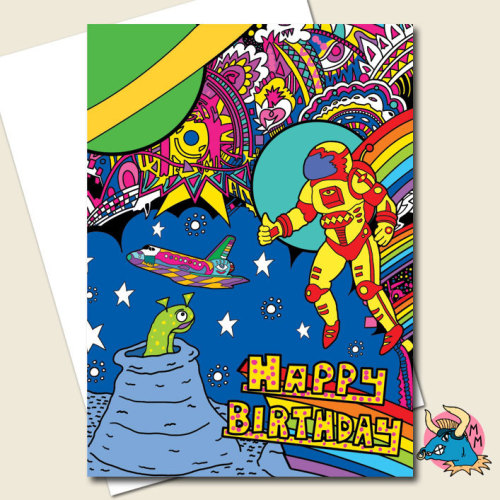 sosuperawesome: Greeting cards by ManicMinotaur on Etsy • So Super Awesome is also on Facebook,