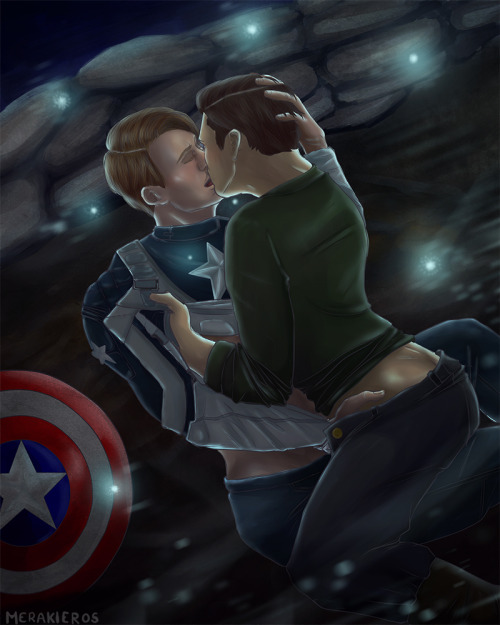 merakieros:They probably shouldn’t do this here. But the moment Bucky’s mouth touches his, everyth