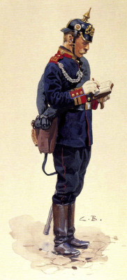 Feldwebel, Infanterie-Regiment Alt-Württemberg (3. Württembergisches) Nr. 121 (By Carl Becker, from the Anne S.K. Brown Military Collection)