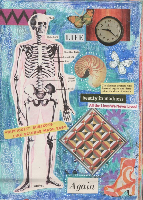 “I Stay Strong to My Belief”  from art journal #15