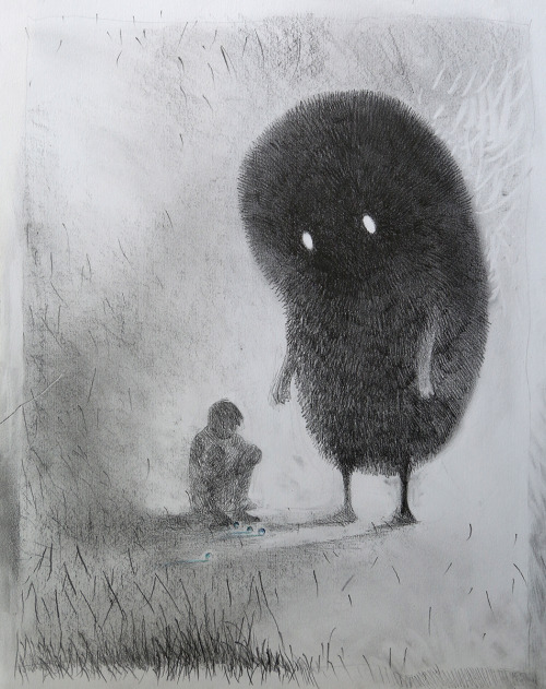 Johanna Krimmel (Darmstadt, Germany) -  Strange Playmates II, 2014  Drawings: Pencil on Paper 