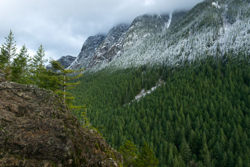 2/52 Hike Challenge: Little Si Love that you can see fog kissing the top of Big sigh when you reach 