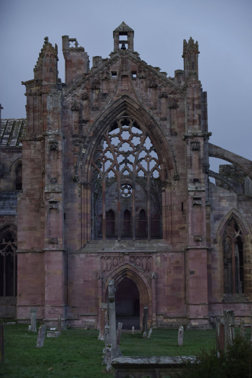 on-misty-mountains:Melrose Abbey