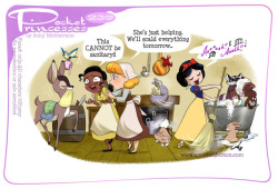 amymebberson:  Pocket princesses 239: Cleaning