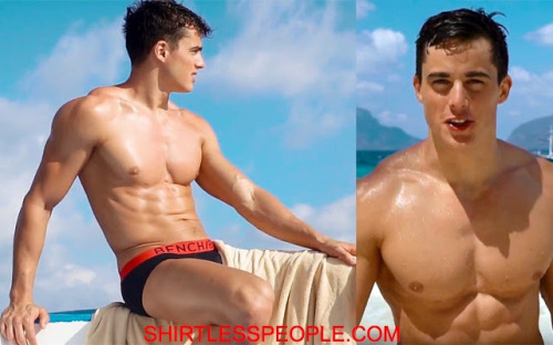 shirtless-people:  Italian Hunk Pietro Boselli shirtless in the Philippines in his news Youtube video- Prepare Yourself to drool http://ift.tt/2qs8fKl