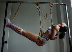 thebeautyofrope:  rope and photo by TheRopeGeek (@thebeautyofrope)model:  @ropebaby