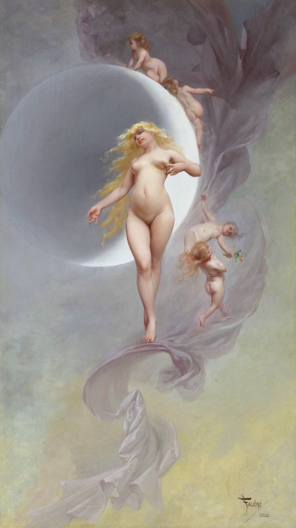 v-ersacrum: Astronomical paintings by Luis Ricardo Falero (1851-1896)