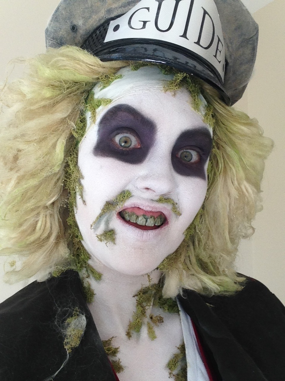 Totally Awksome Beetlejuice Cosplay Makeup Tutorial