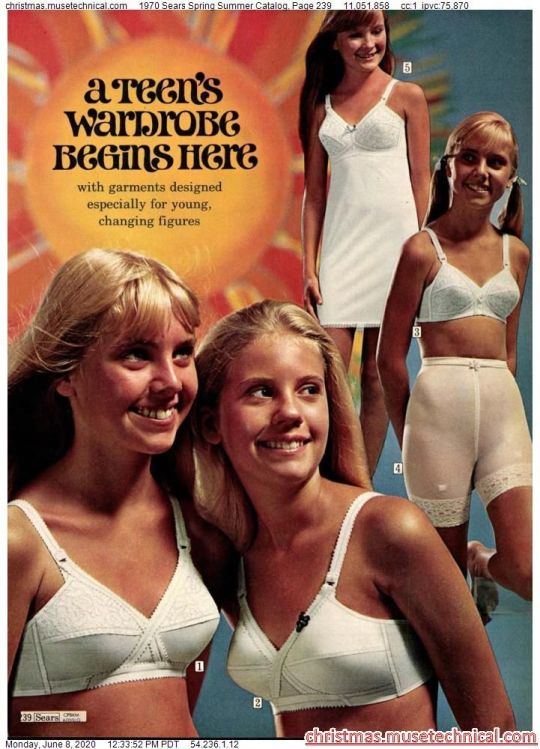 Sears Catalog Girls Underwear