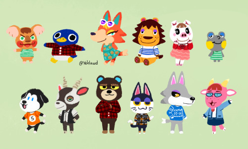 my ACNH Villagers!