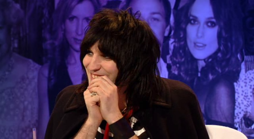 noel-fielding-web-page: Noel Fielding as The Goth Detective. The Big Fat Quiz Of The Year 2007.