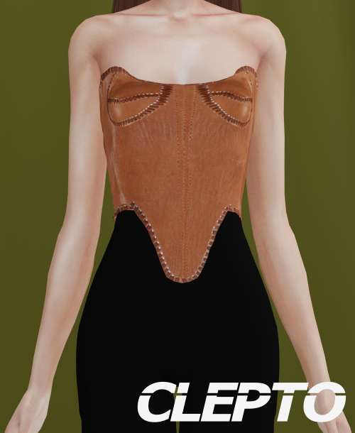 cleptobycleo:CLEPTO - MAY COLLECTIONPieces inspired by Charlotte Knowles collection.- Accessory top,
