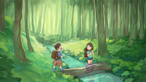 For @puccadraws ‘s birthday! Happy Birthday! Let’s go on an adventure!