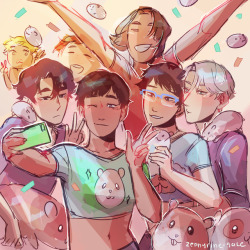 zephyrine-gale:  happy birthday to my special boy !!!!it’s a hamster plush party