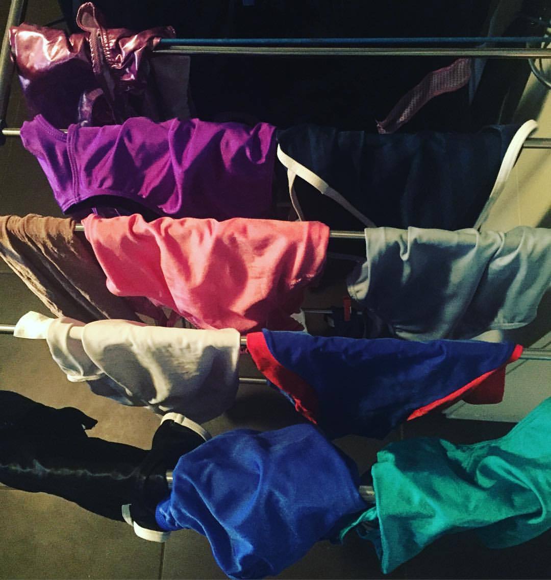 Swimsuit Heaven washing day! ðŸ˜ nothing like clean #Lycra ðŸ˜ðŸ’¦