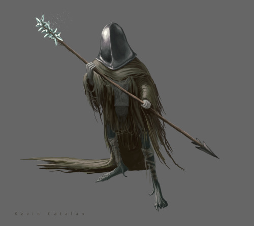 kevincatalan: Quick character study or this atlantean-ish priest or mage of some sort from Hyperbore