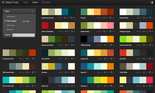 forbiddenforest:  COLOR PALETTE MASTERPOST by forbiddenforest So today I felt like sharing some useful websites that provide pre-made color palettes (left side), as well as sites that allow you to create custom ones (right side). They can be used for