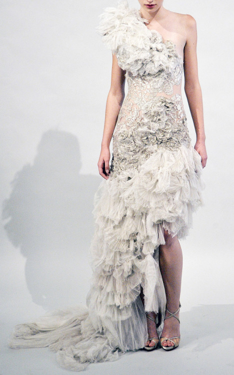 Marchesa Spring/Summer 2011 Couture Chiffon &amp; Lace