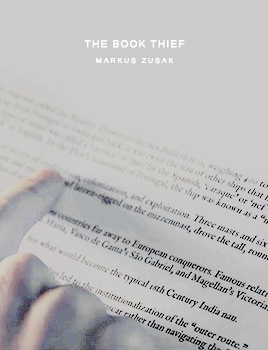 philukas:POSTERS - The Book Thief, Markus Zusak (requested by @collinslily)“I am haunted by humans.”