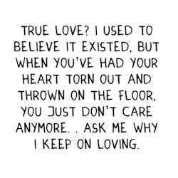 If I had any heart left, I'd give it all