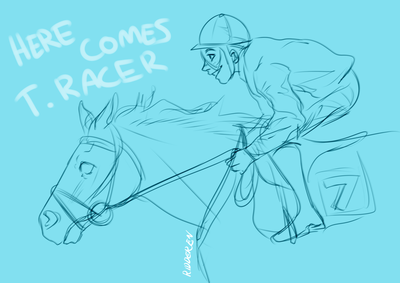 ridderen:  being self indulgent and starting on my equestrian au excep im 2 lazy