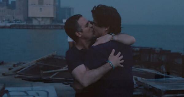 wicked-sugar:  Ned (Mark Ruffalo) and Felix (Matt Bomer), The Normal Heart. This
