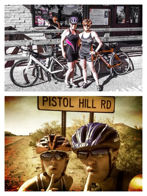 multisportmom: Pistol Hill ain’t nothin but a thing for these two smoking guns! Having fun during a 