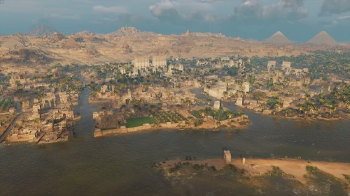 Memphis, Egypt, reconstruction made by Ubisoft for the game Assassin’s Creed.