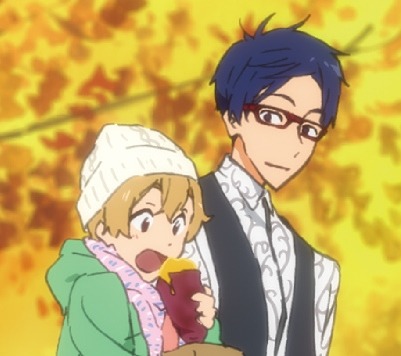 anickname4love:  THE WAY THAT REI  LOOKS AT…  NAGISA  (that’s the face of a cautivated